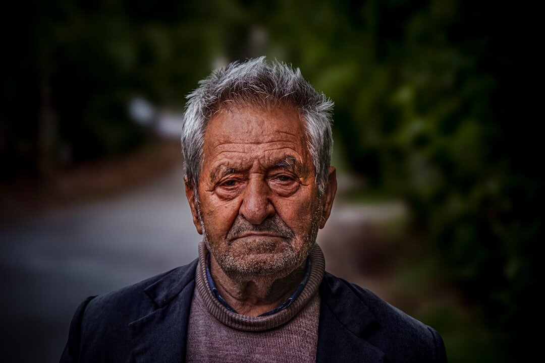 elderly person portrait
