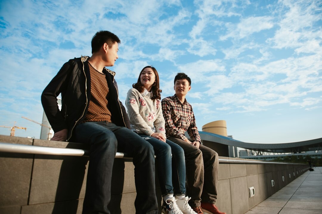 young people sharing dreams