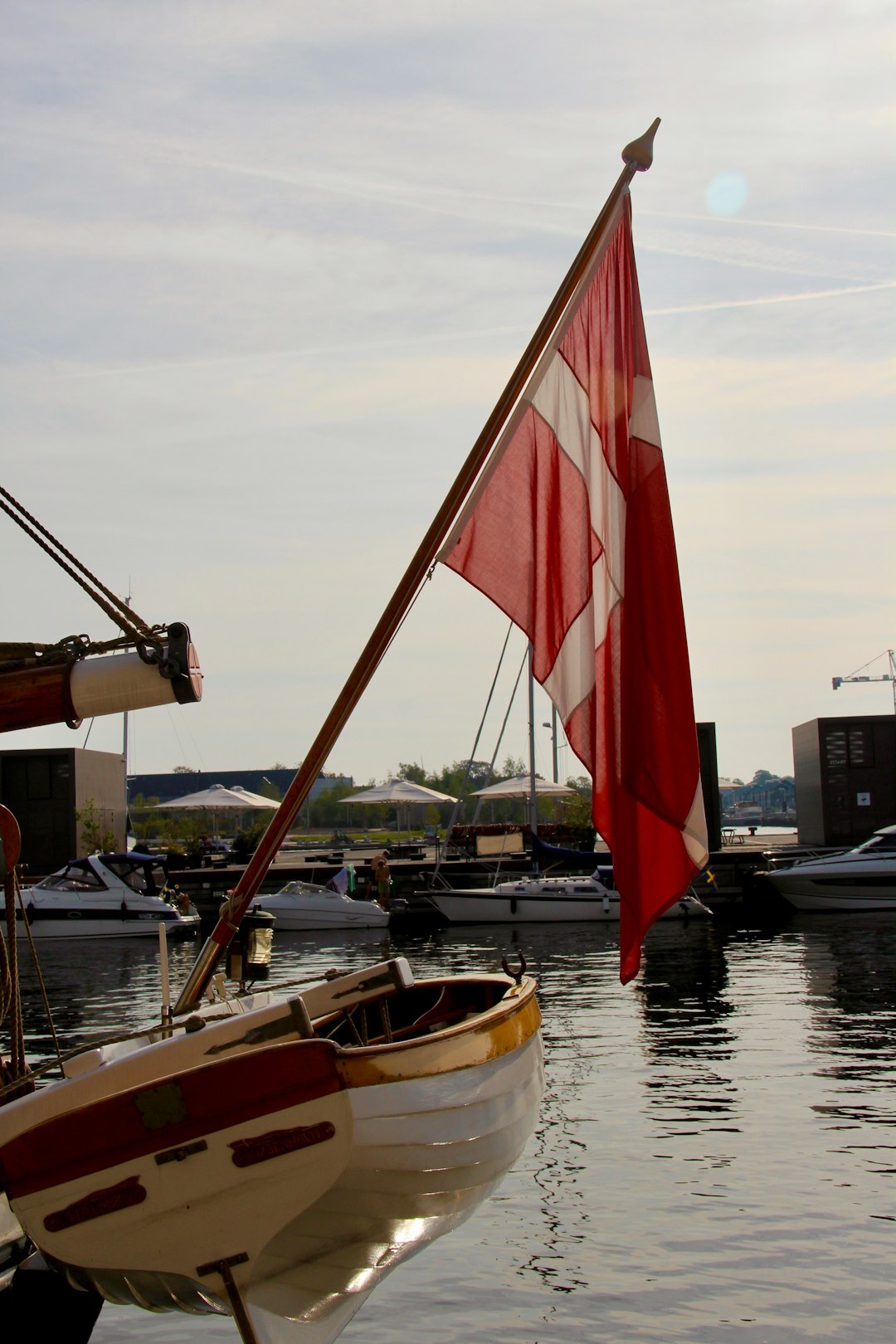 Portrait of a Danish fisherman on his boat
